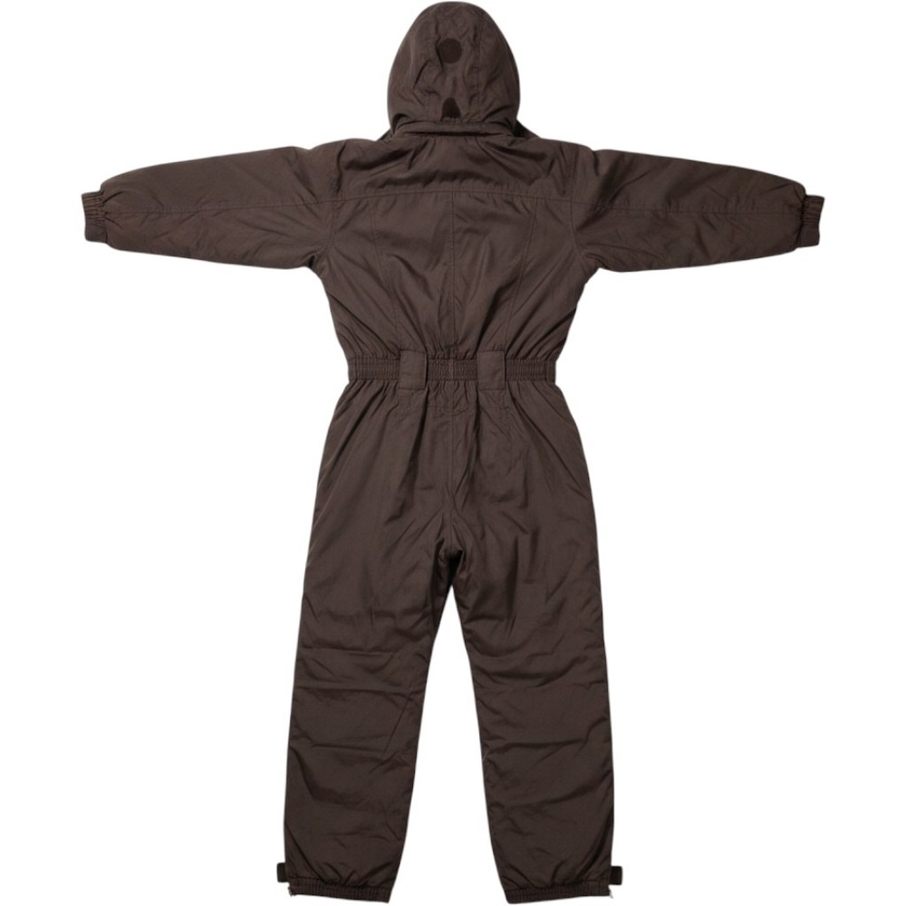 Vintage Obermeyer Brown One Piece Ski Suit Womens Insulated Snowsuit Hooded - Picture 3 of 10